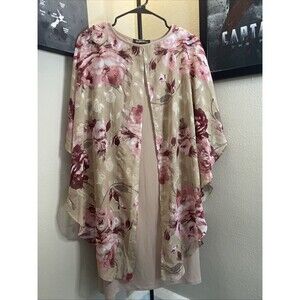 Glamour Size 6 Floral Midi Dress Formal Event Wedding